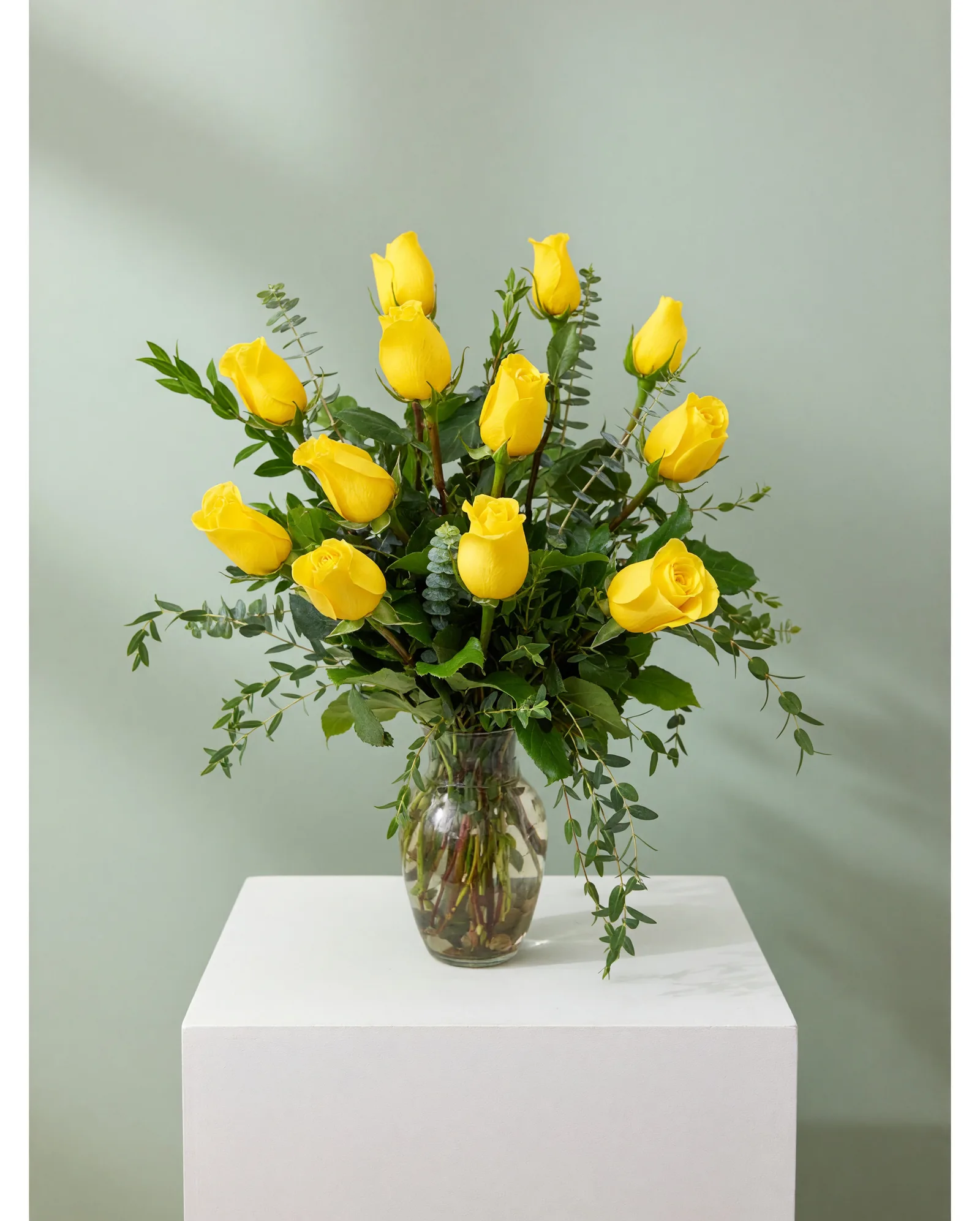 DFW Petals same-day flower delivery in Dallas–Fort Worth — Dozen Yellow Roses